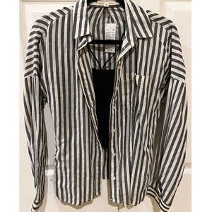 PacSun | Striped Long Sleeve Button Up